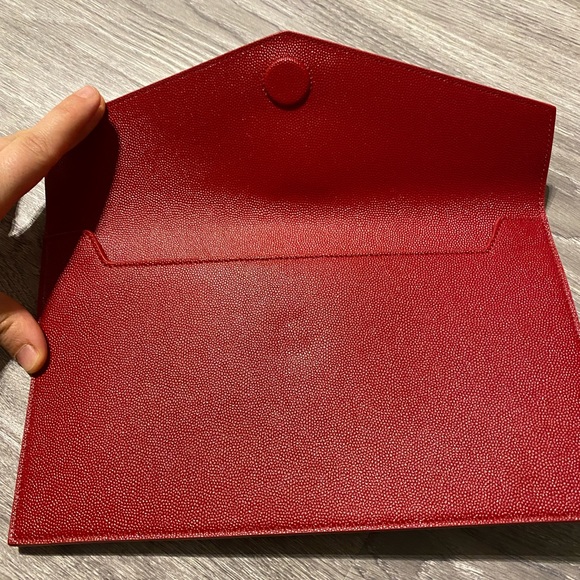 Authentic YSL Saint Laurent Envelope Pouch with receipt - Picture 5 of 8